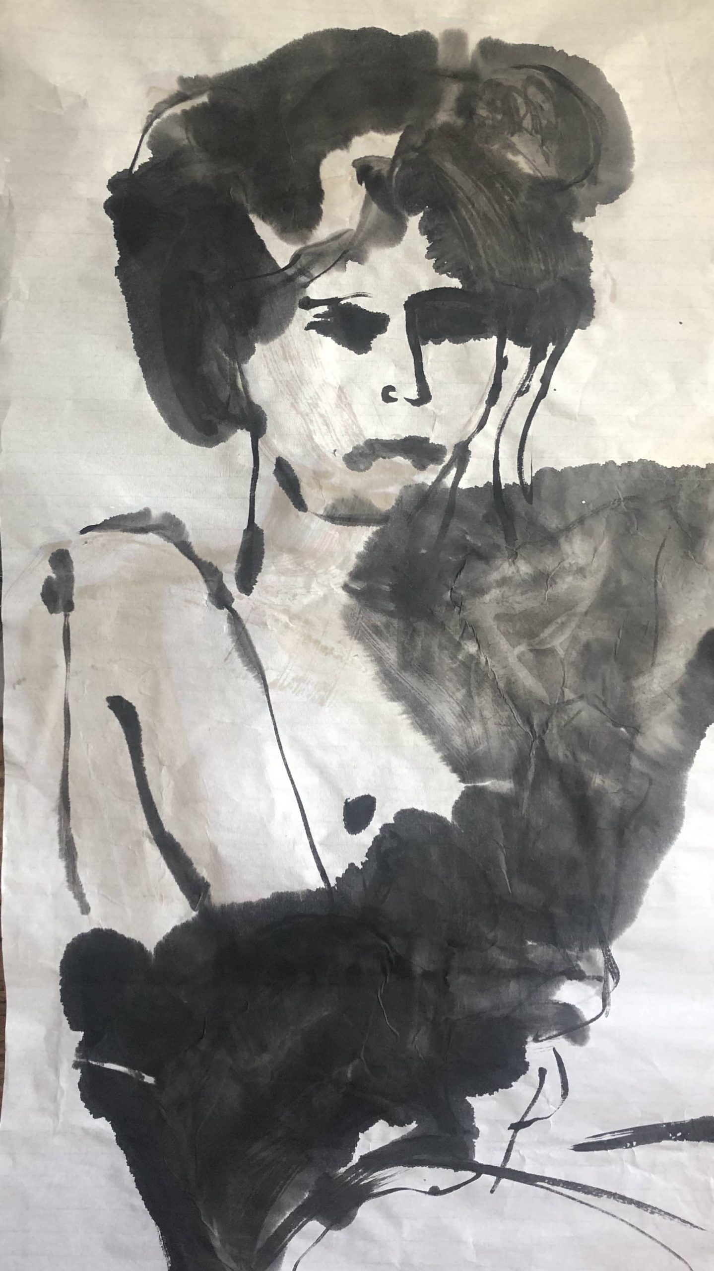 Afrodita Tinta china sobre papel