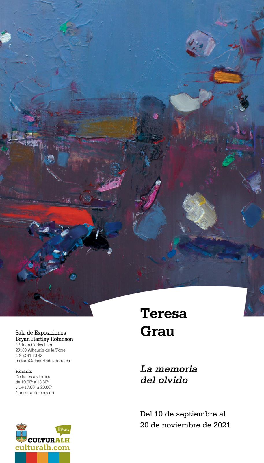 Cartel La Memoria del Olvido Teresa Grau Cartel La Memoria del Olvido Teresa Grau