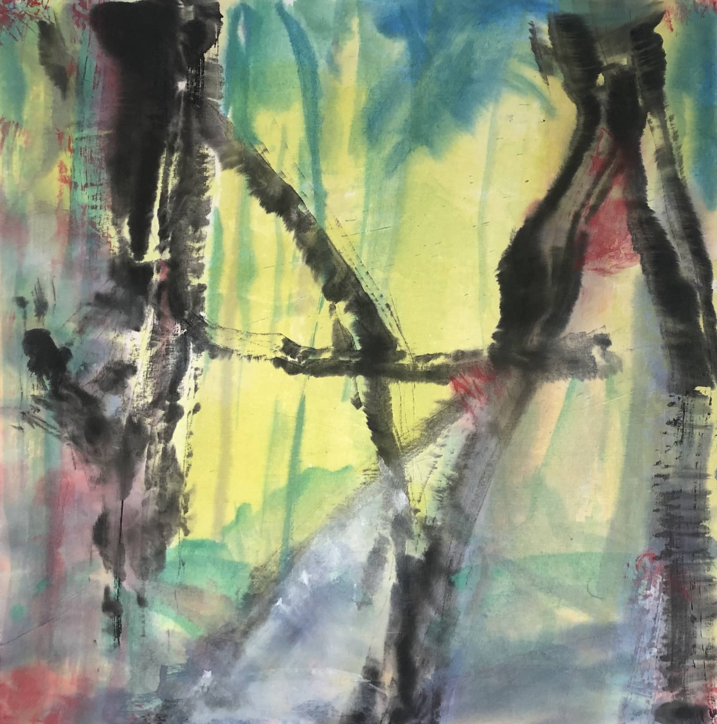 Los Ramajes más Crujientes Tinta china sobre papel